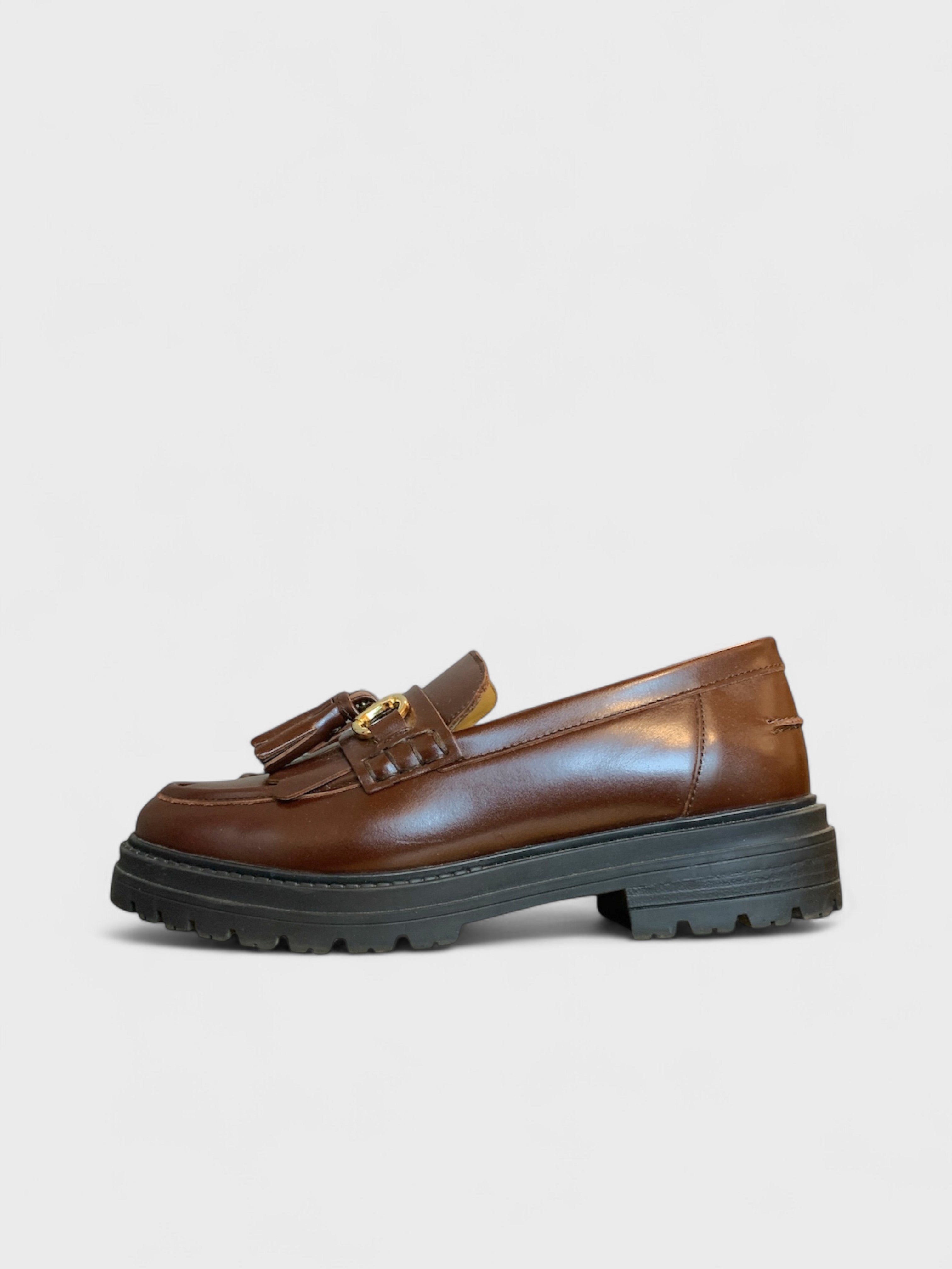 Sézane leather loafer, size 39