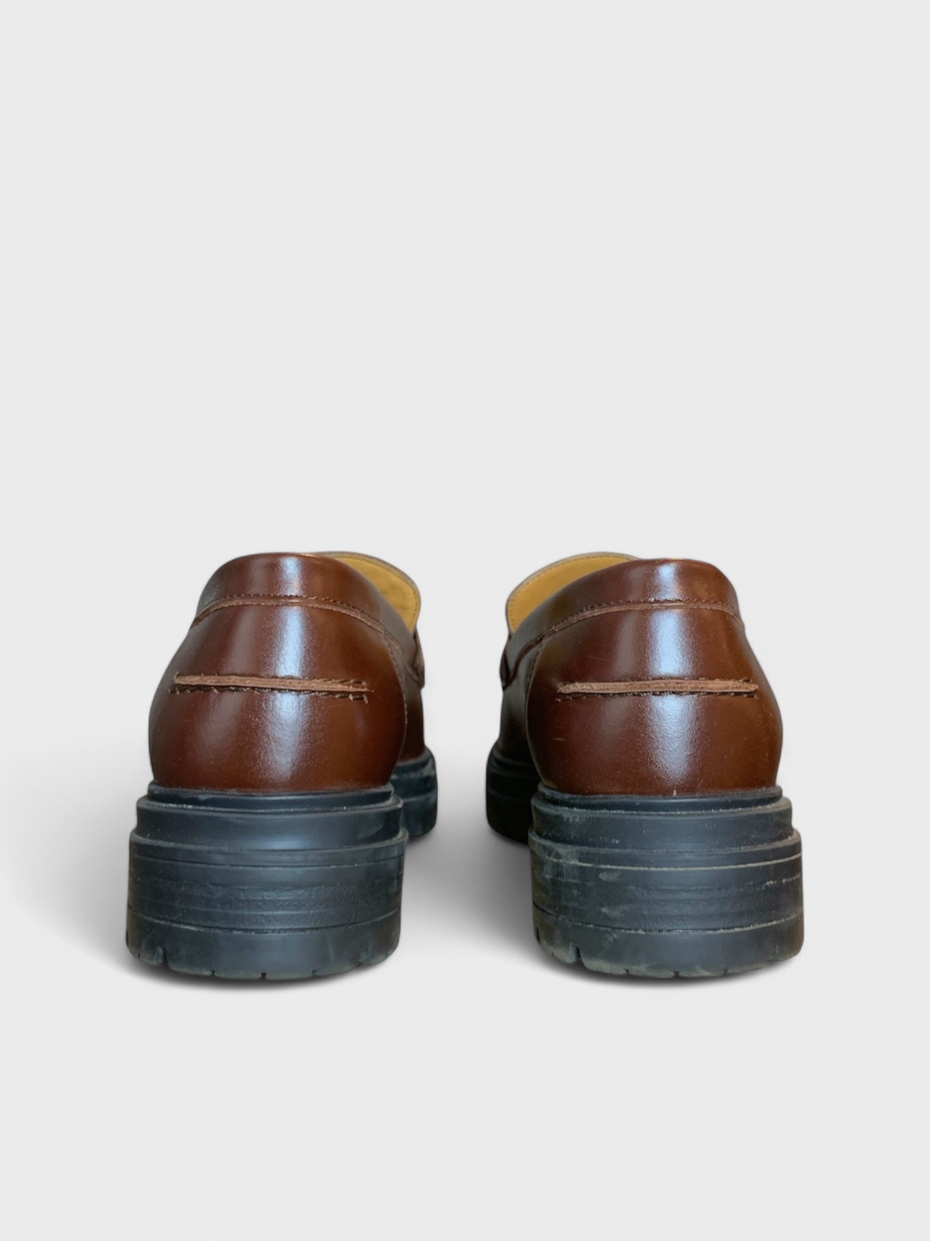 Sézane leather loafer, size 39