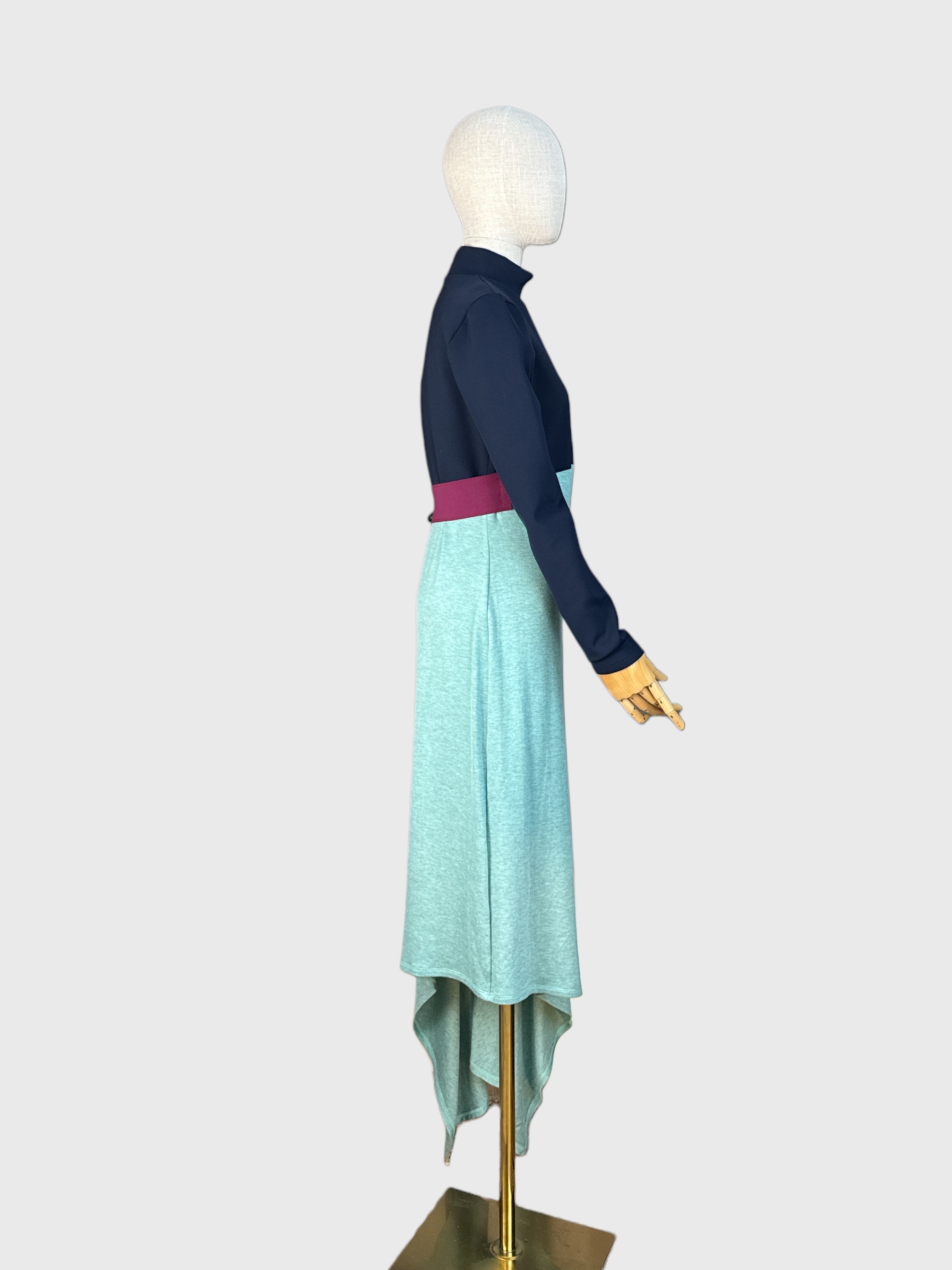 Robe bicolore asymétrique Marie Saint Pierre, taille M