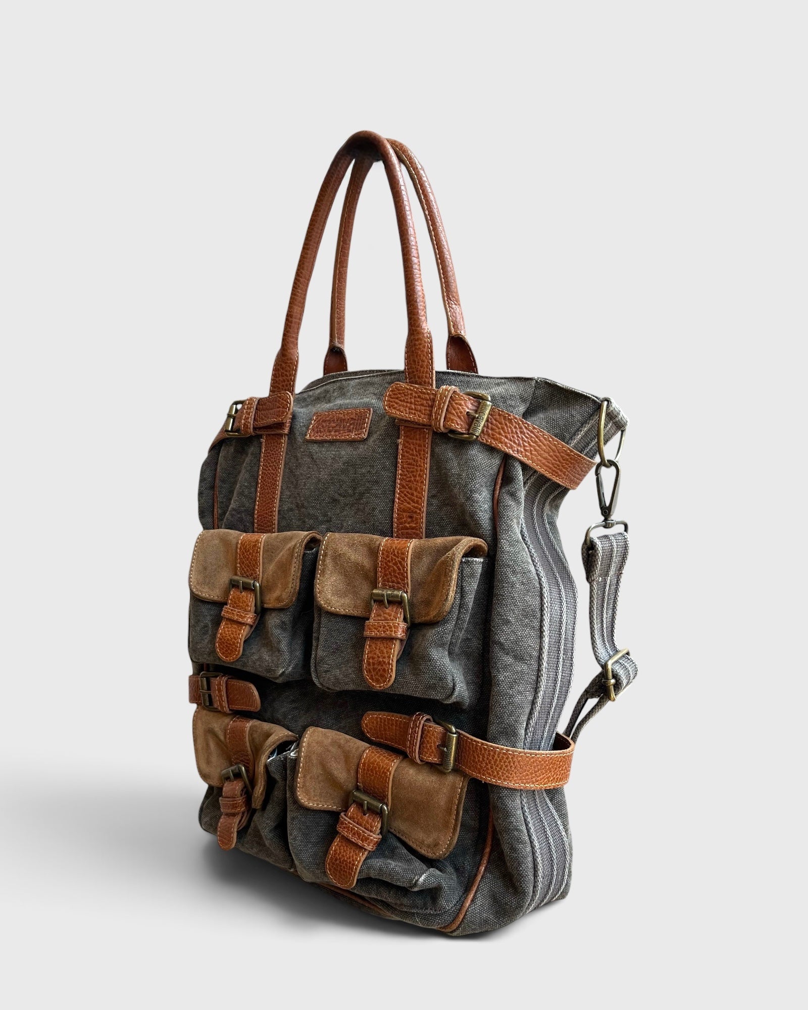 Just Cavalli Brown Pocket Bag