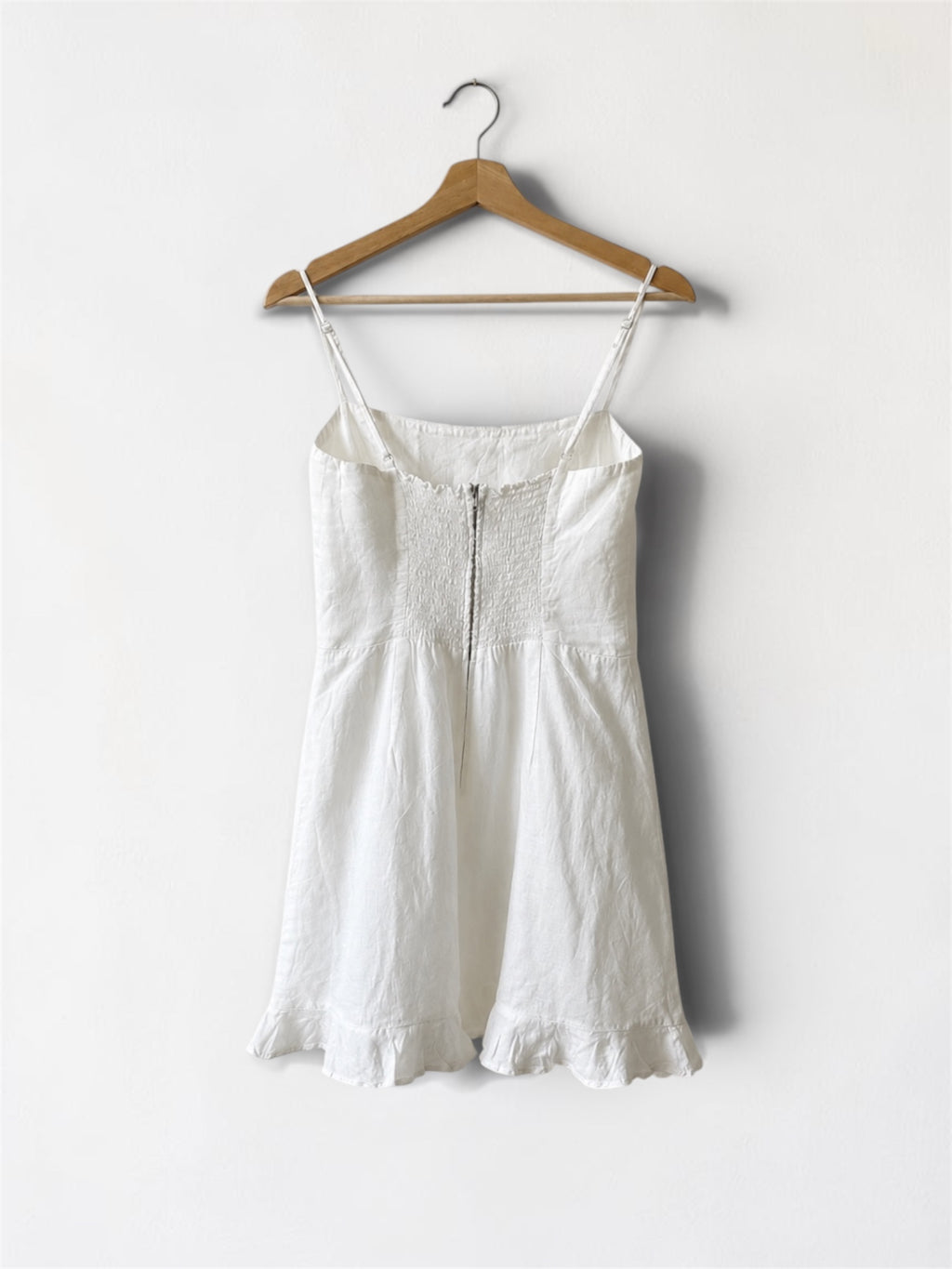 Robe lin Blanc Reformation