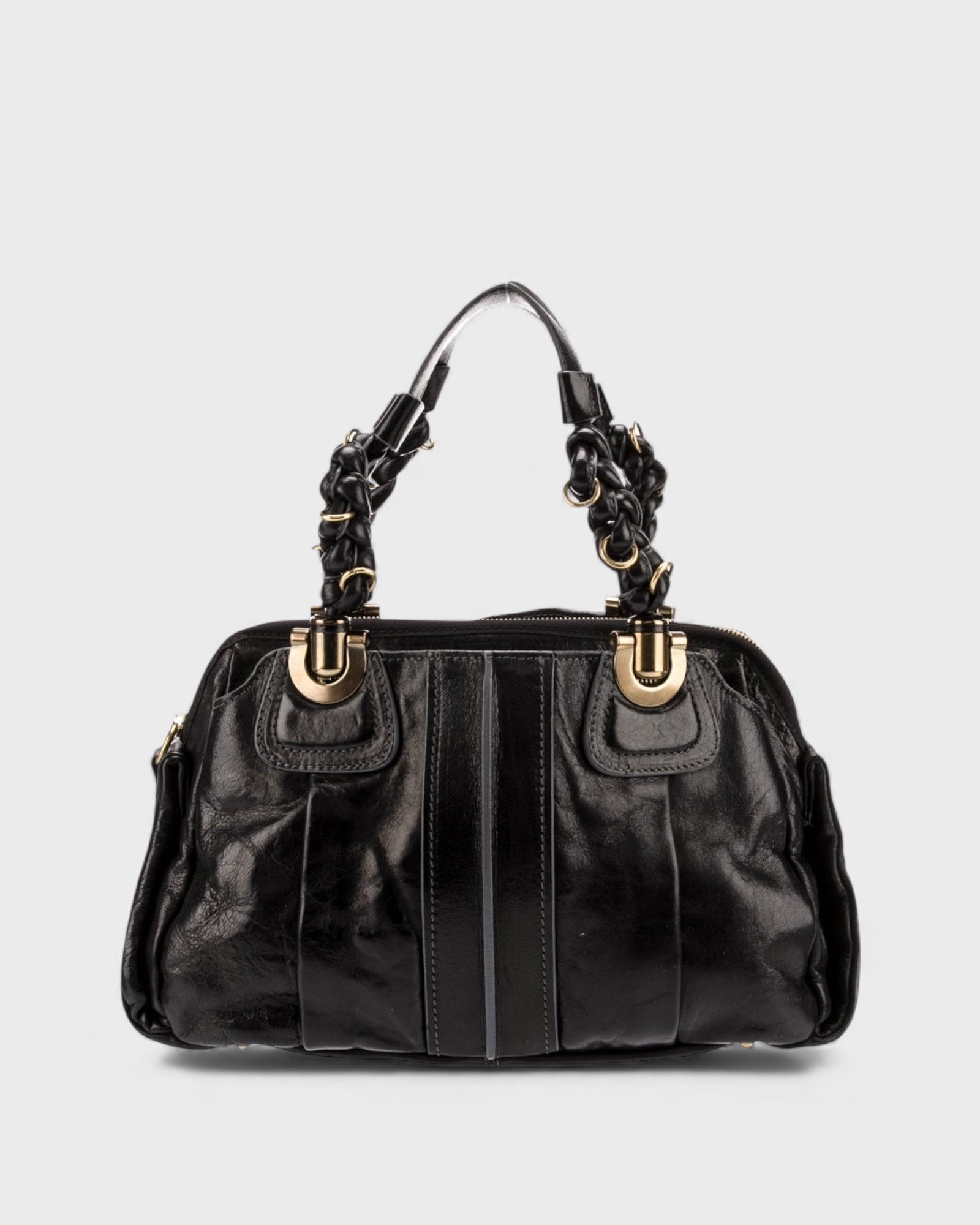 Héloïse black leather bag, Chloé