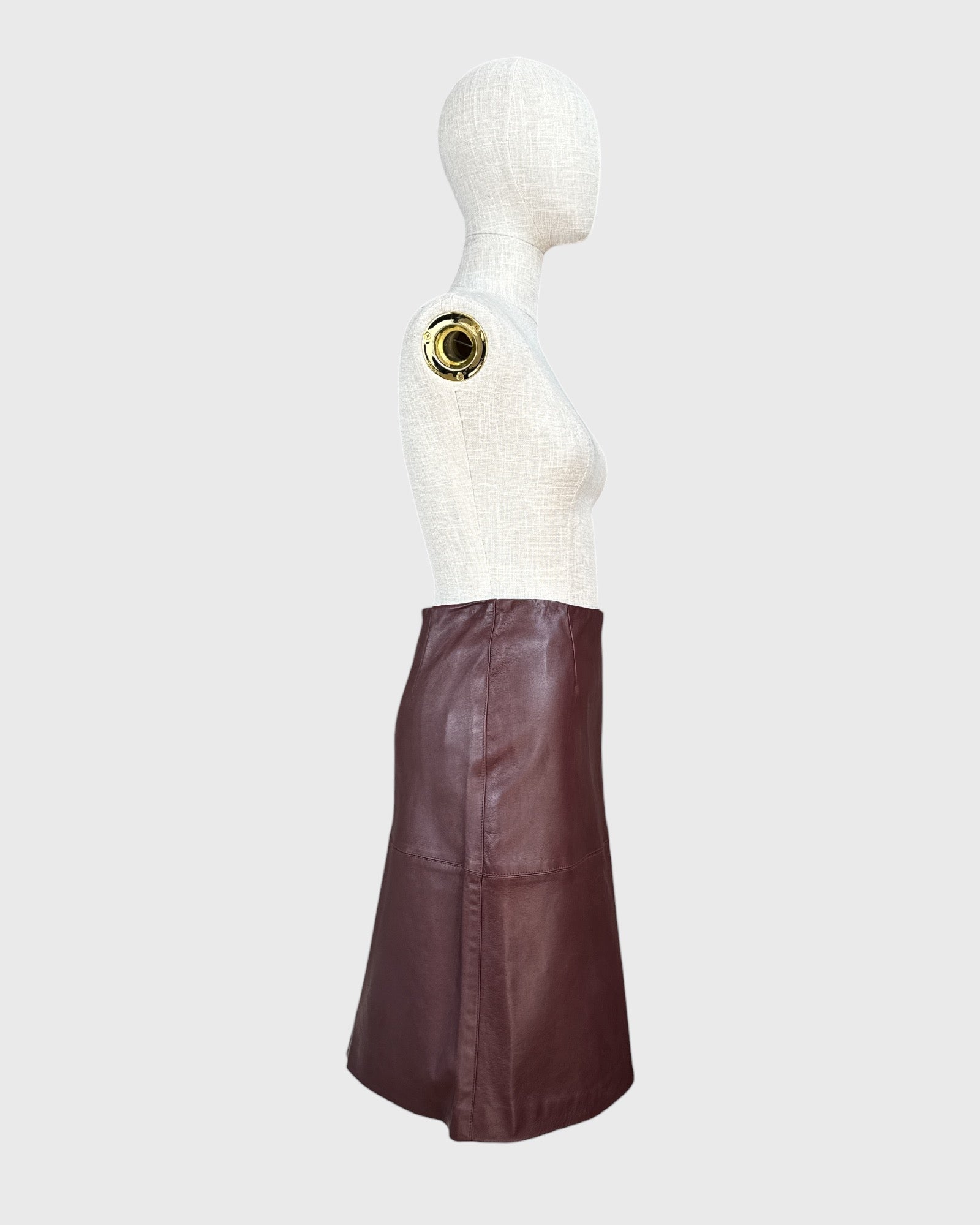 Jupe 100% cuir Twinset , S