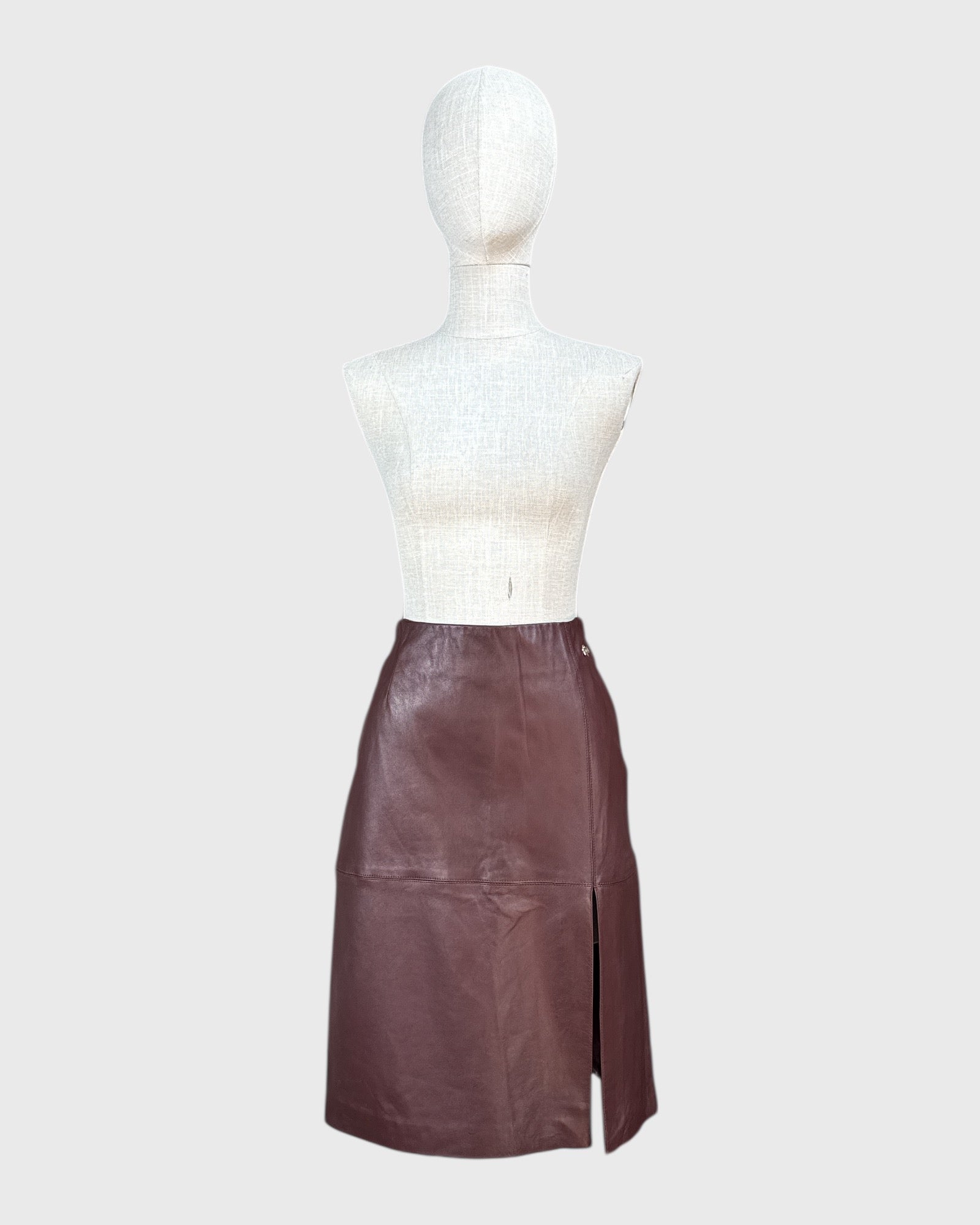 Jupe 100% cuir Twinset , S