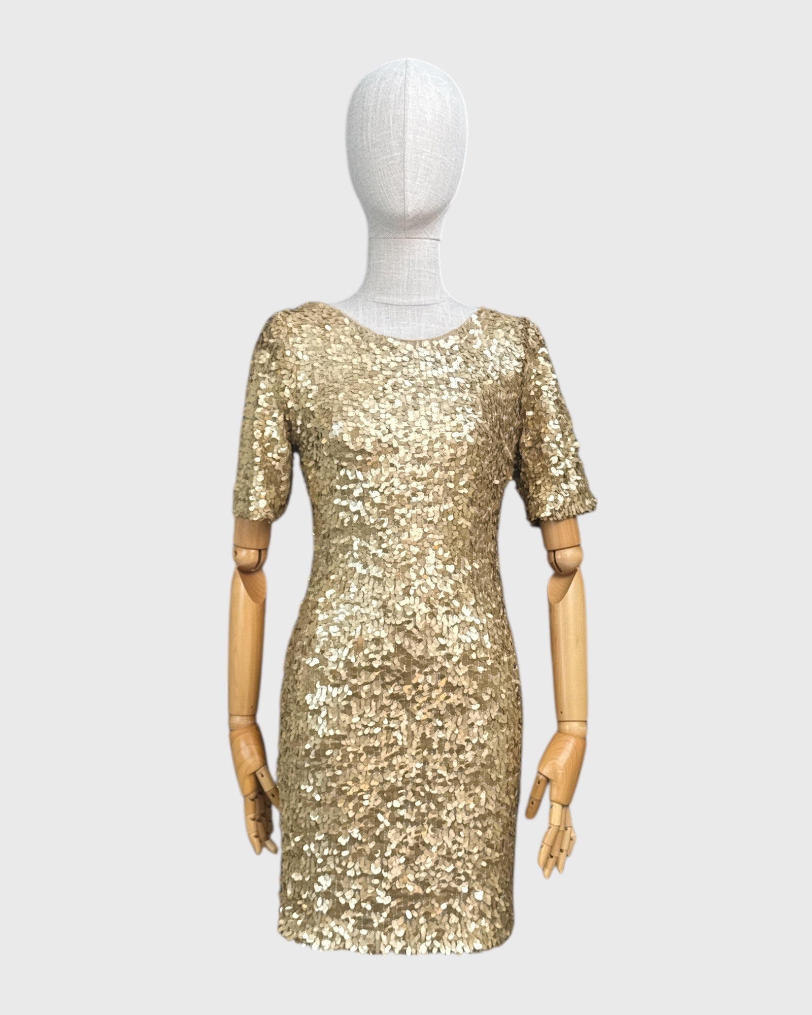 Gold sequined dress Ark &amp; co