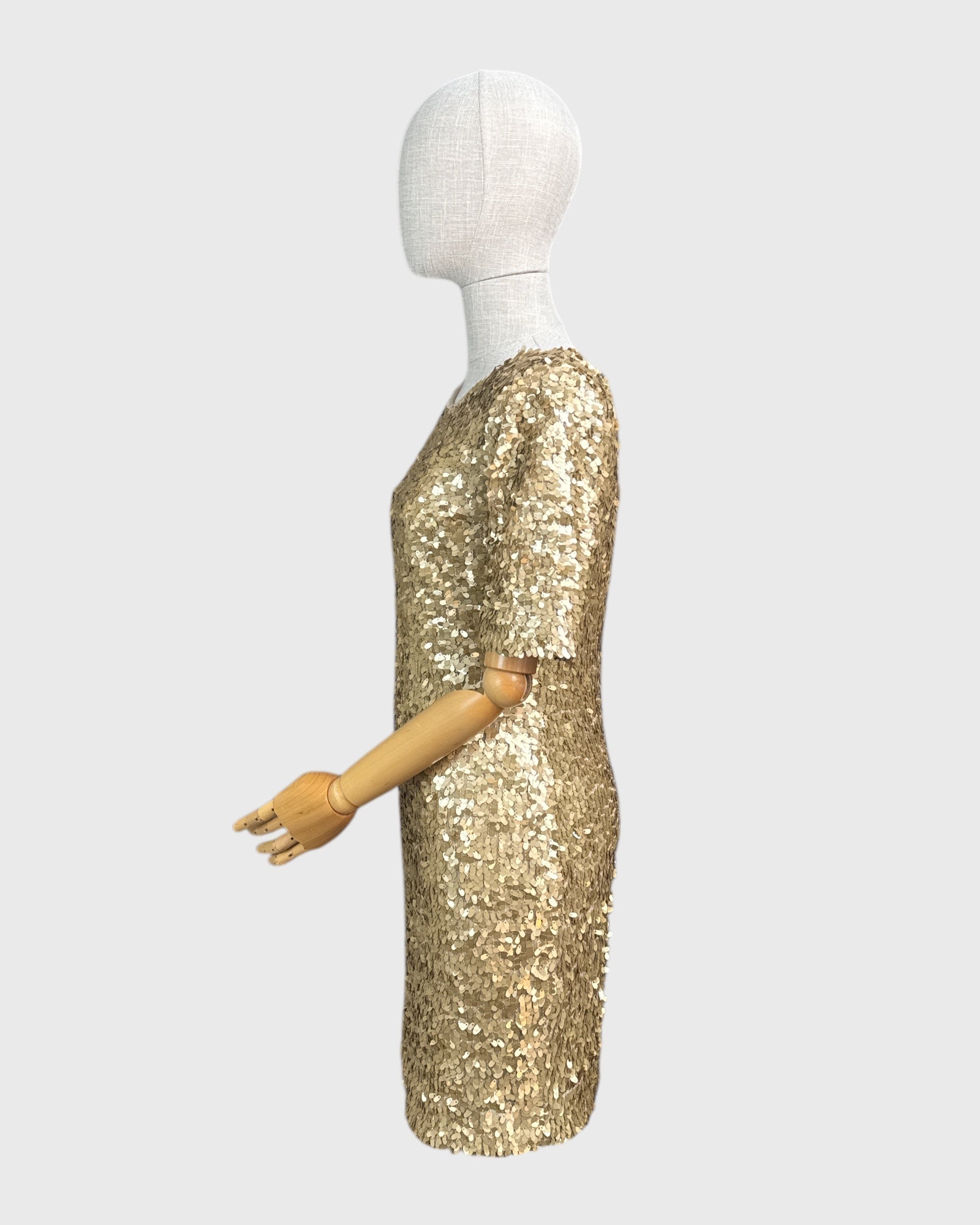 Gold sequined dress Ark &amp; co