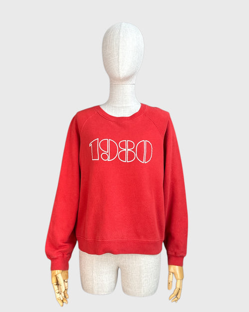 Crewneck 1980 Sézane Red, S