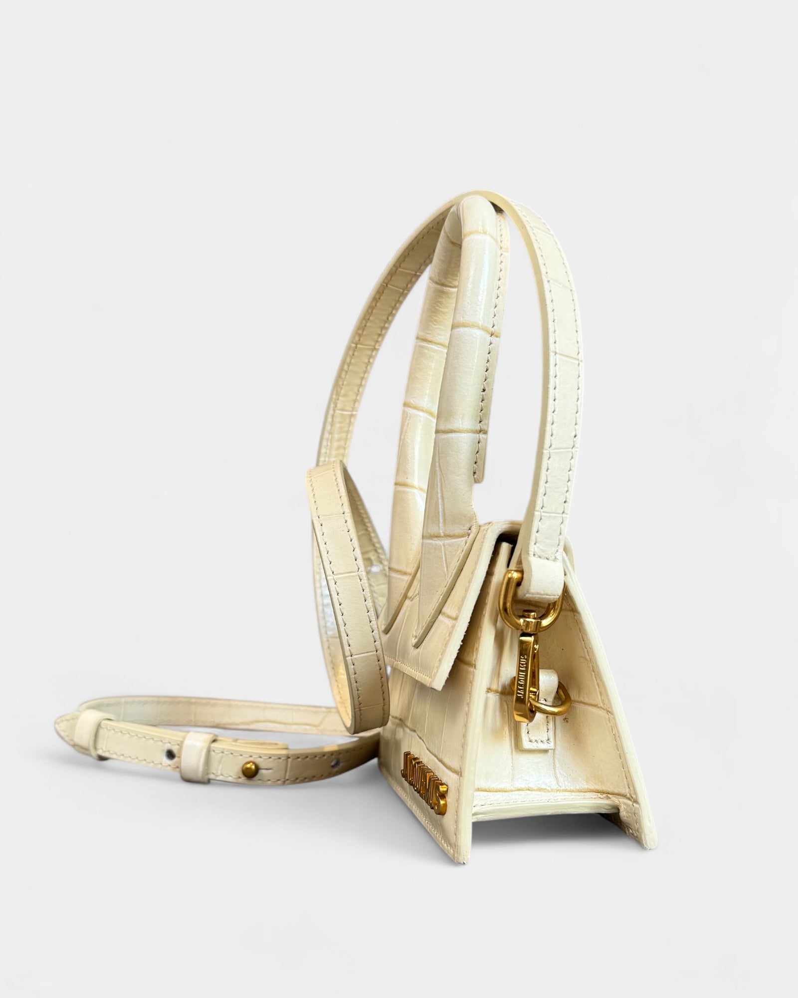 Jacquemus Cream White Mini Handbag