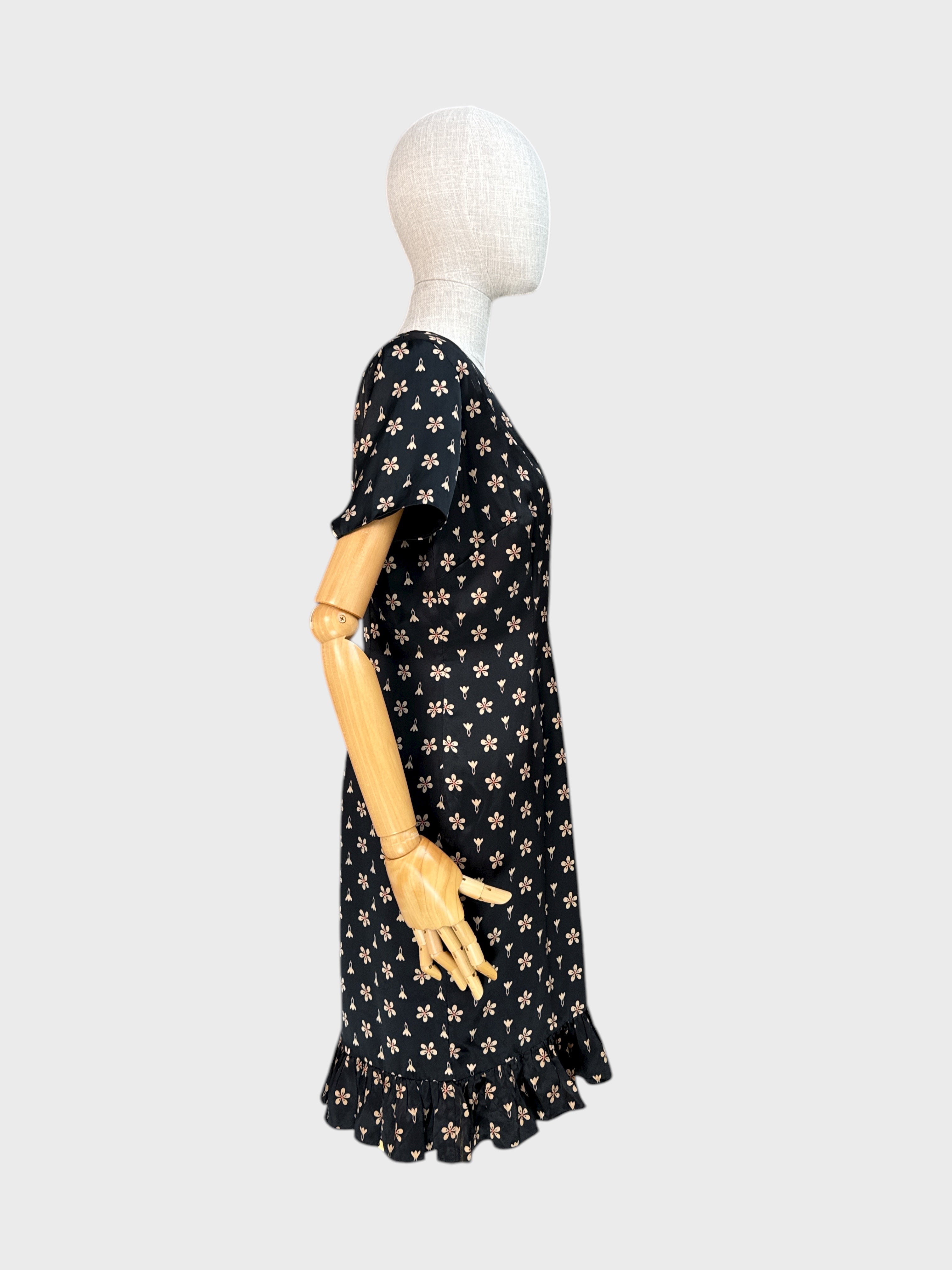Kopa silk floral dress, size S